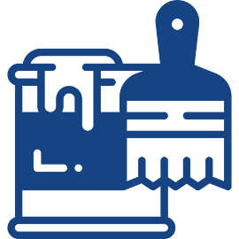 Painting tools illustration